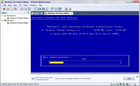       VMware Workstation  Windows XP