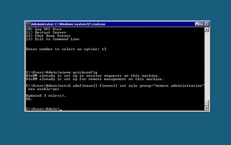    Windows Server 2008 R2 Core