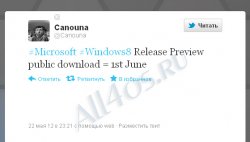 Windows 8 Release Preview    1 