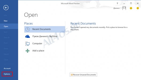    Microsoft Office Word 2013