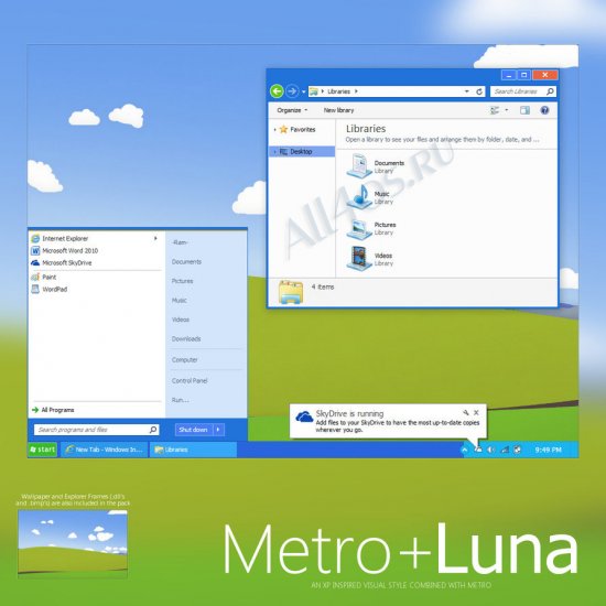  + Luna       XP  Metro