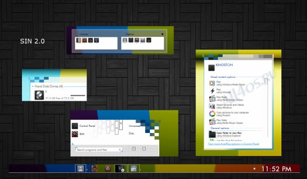 SIN 1.1 + 2.0      Windows 7