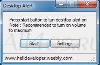 Desktop Alert -    