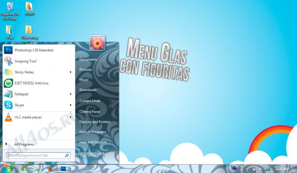 Glassie Space     Windows 7