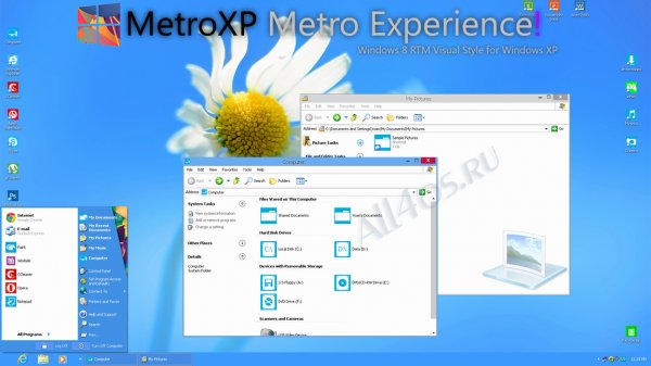 Metroxp v.1.0 -   XP   Windows 8