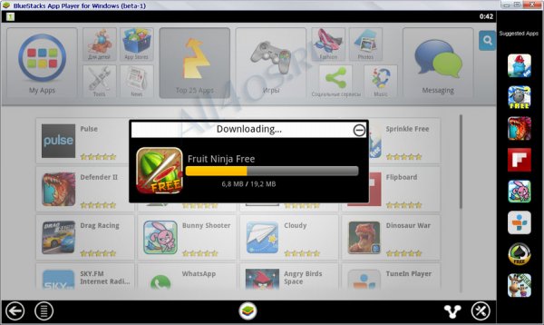 BlueStacks App Player -  Android   Windows