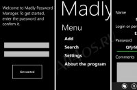 Madly password manager -    Windows Phone
