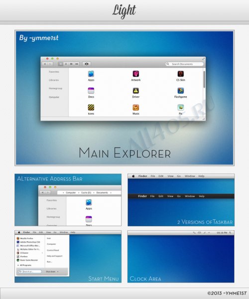     Mac OS  Windows 7