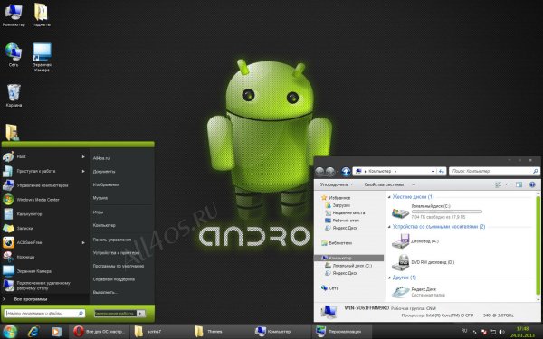 Windroid.7 -     Android  Windows 7
