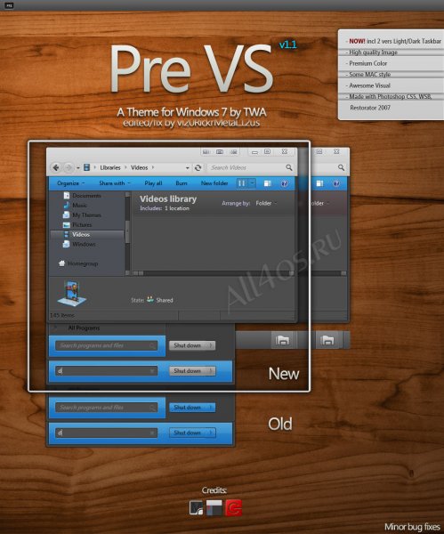 Pre VS -     Windows 7