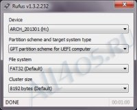 Rufus     USB-