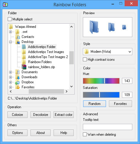 Rainbow Folders -     