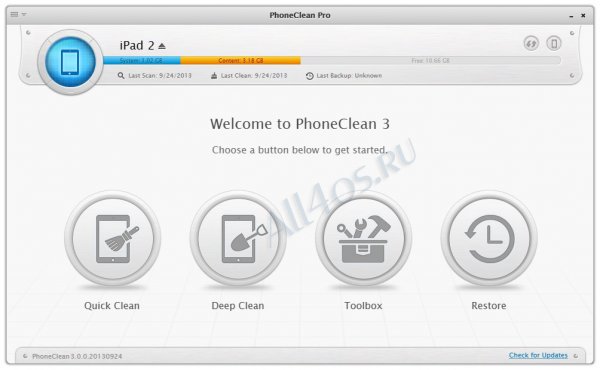 PhoneClean -     iPhone, iPad  iPod 