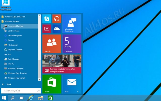    Windows 10     