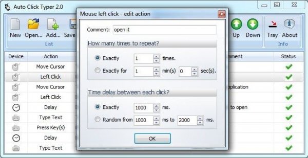 Auto Click Typer -     