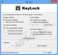 KeyLock - программа для блокировки компьютера с помощью флешки KeyLock - программа для блокировки компьютера с помощью флешки