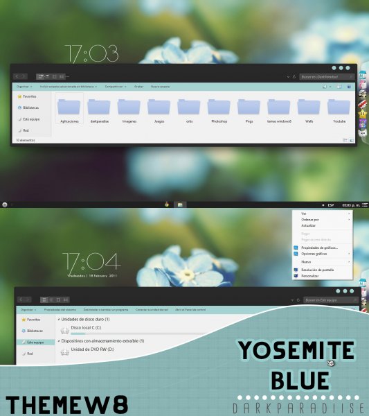 Yosemite blue      Windows 8
