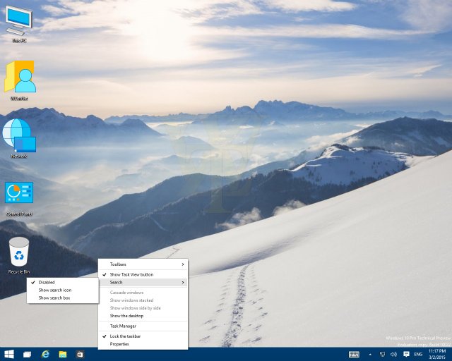    Windows 10 Pro TP Build 10022