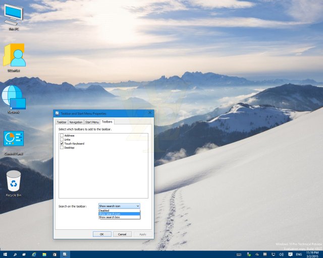    Windows 10 Pro TP Build 10022