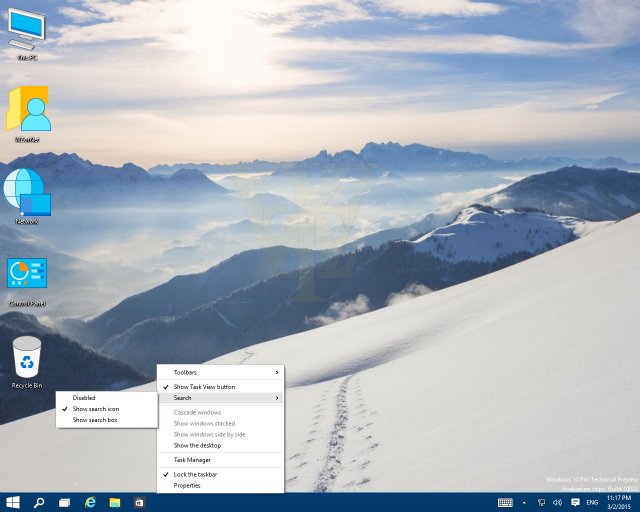    Windows 10 Pro TP Build 10022