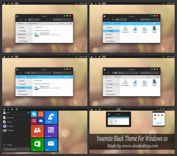 Yosemite Black        Windows 10