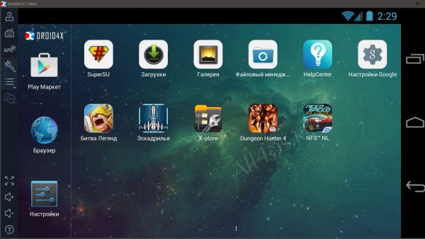 Droid4X -   Android  