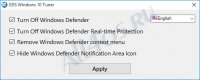 EDS Windows10 Tuner-     Windows Defender
