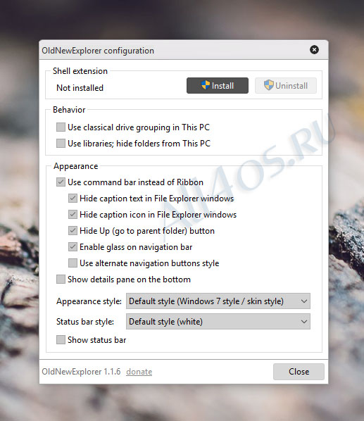 OldNewExplorer -      Windows 8  10