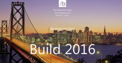 Microsoft    Build 2016