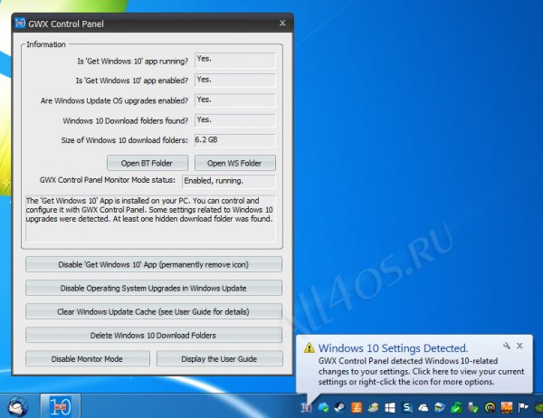GWX Control Panel       Windows 10