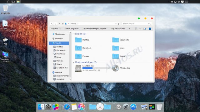 Mac OS X El Capitan     Mac OS X  Windows 10