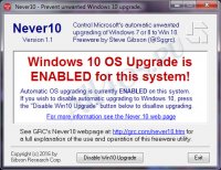 Never10      Windows 10