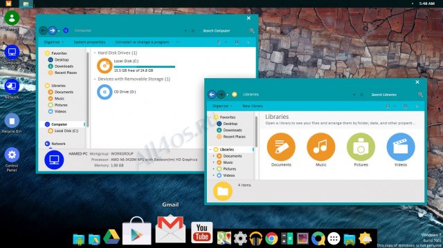 Android M      Android  Windows 7