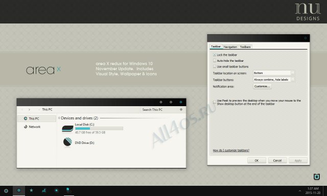 area X     Windows 10