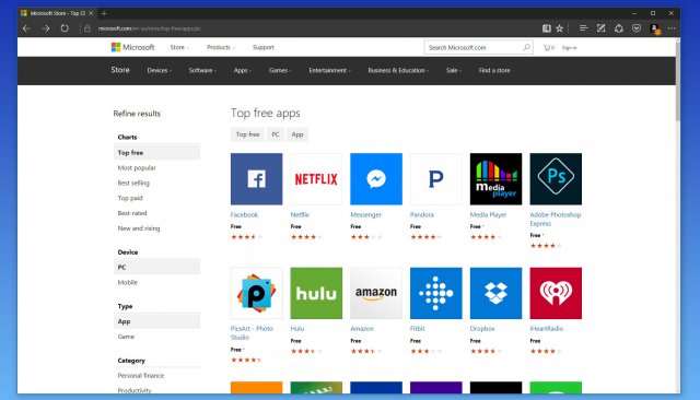 Интернет-магазин Windows Store получил новый дизайн Интернет-магазин Windows Store получил новый дизайн