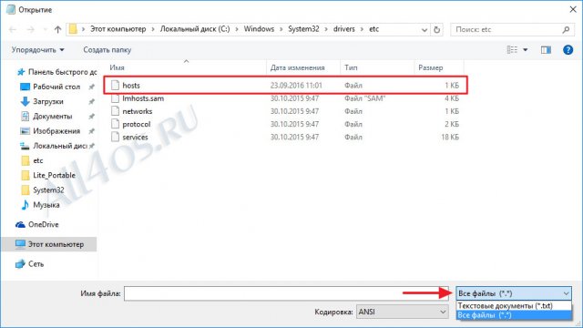    hosts  Windows 10?