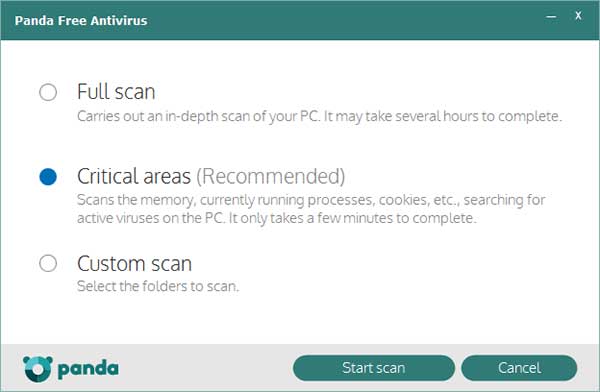 Panda Free Antivirus      Windows