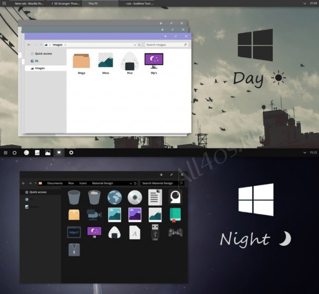 Day and Night       Windows 10