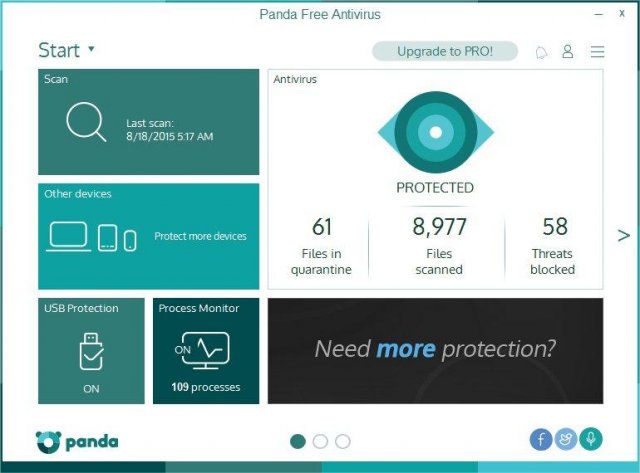 Panda Free Antivirus      Windows