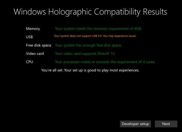   Windows Holographic      