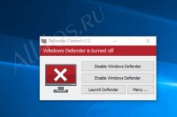 Defender Control       Windows 10