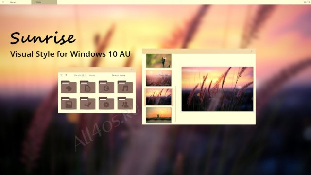 Sunrise     Windows 10