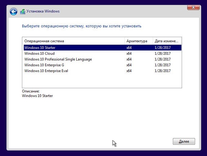    Windows 10 Cloud  Starter
