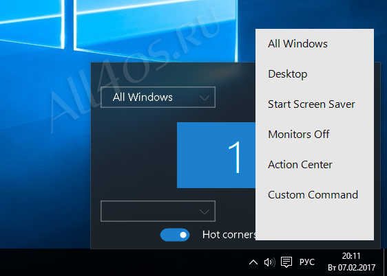 WinXCorners       Windows 10