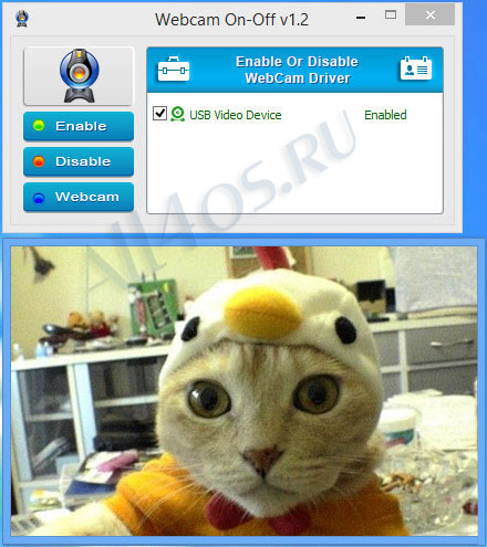 WebCam On-Off     -    