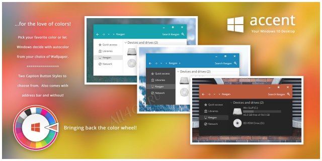 Accent     Windows 10