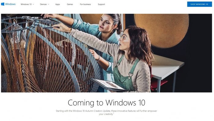  Fall Creators Update       