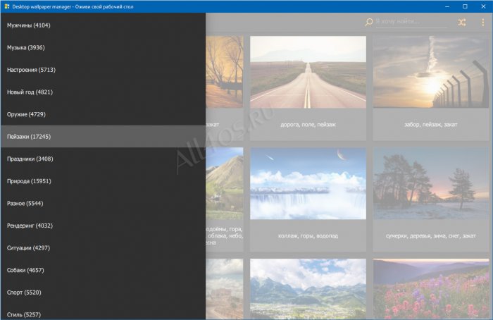 Desktop wallpaper manager        