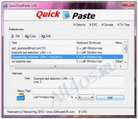 QuickTextPaste      
